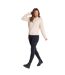 Sweat Manches Longues Motif/style Perle Femme Crème Be You-1