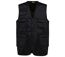 Gilet sans manches multipoches polycoton - Unisexe - WK609 - noir-1