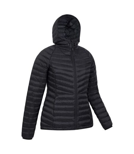 Womens/ladies skyline extreme hydrophobic down jacket black Mountain Warehouse