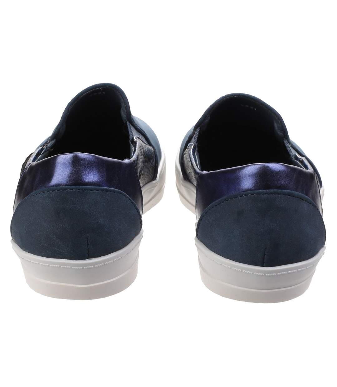 Mocassins femmes bleu Divaz