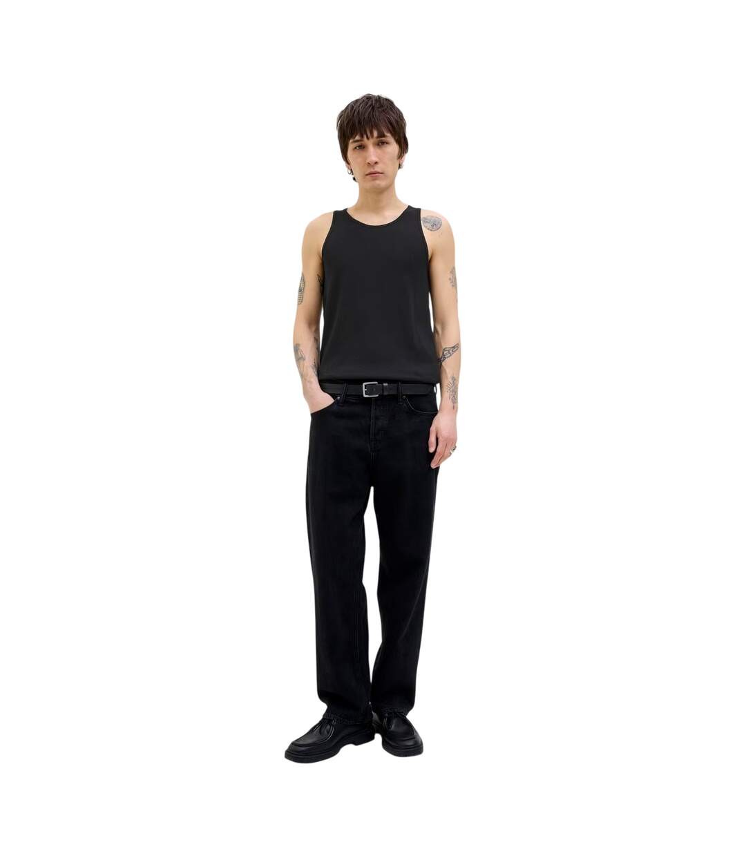 Débardeur Jordia Homme Noir Jack And Jones-4