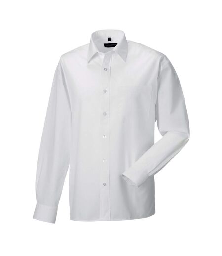 Chemise Manches Longues Homme Blanc Russell Collection