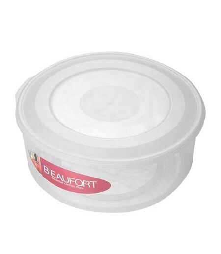 Beaufort Round Food Container (Transparent) (7.9 x 3.5in)
