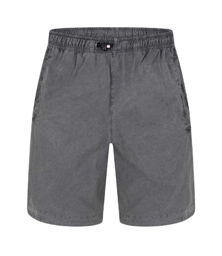 Mens Fleece Relaxed Fit Shorts Gull Grey Humanrace