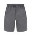 Mens Fleece Relaxed Fit Shorts Gull Grey Humanrace-1