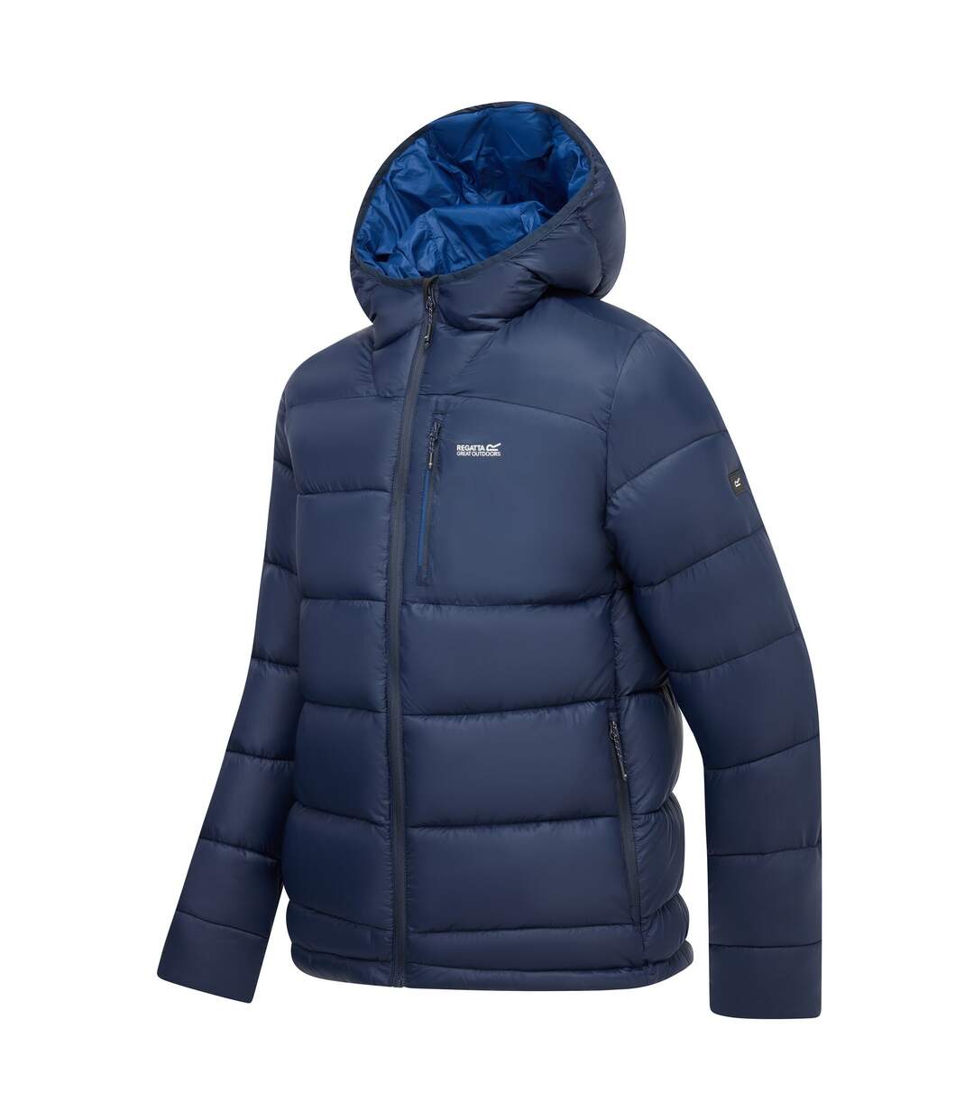 Doudoune Matelassée Unie À Capuche Munaro Homme Bleu Marine Regatta-4
