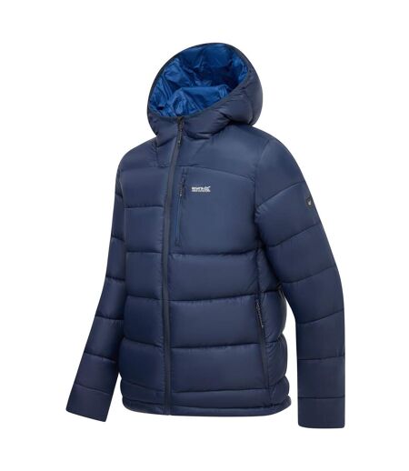 Doudoune Matelassée Unie À Capuche Munaro Homme Bleu Marine Regatta