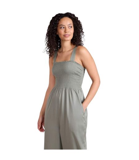 Womens/ladies astrid jumpsuit pale green Animal