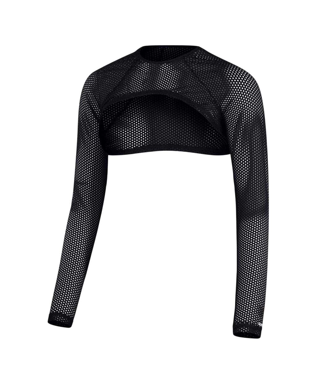 Womens/ladies Mesh Performance Crop Top Multicoloured Speedo-2