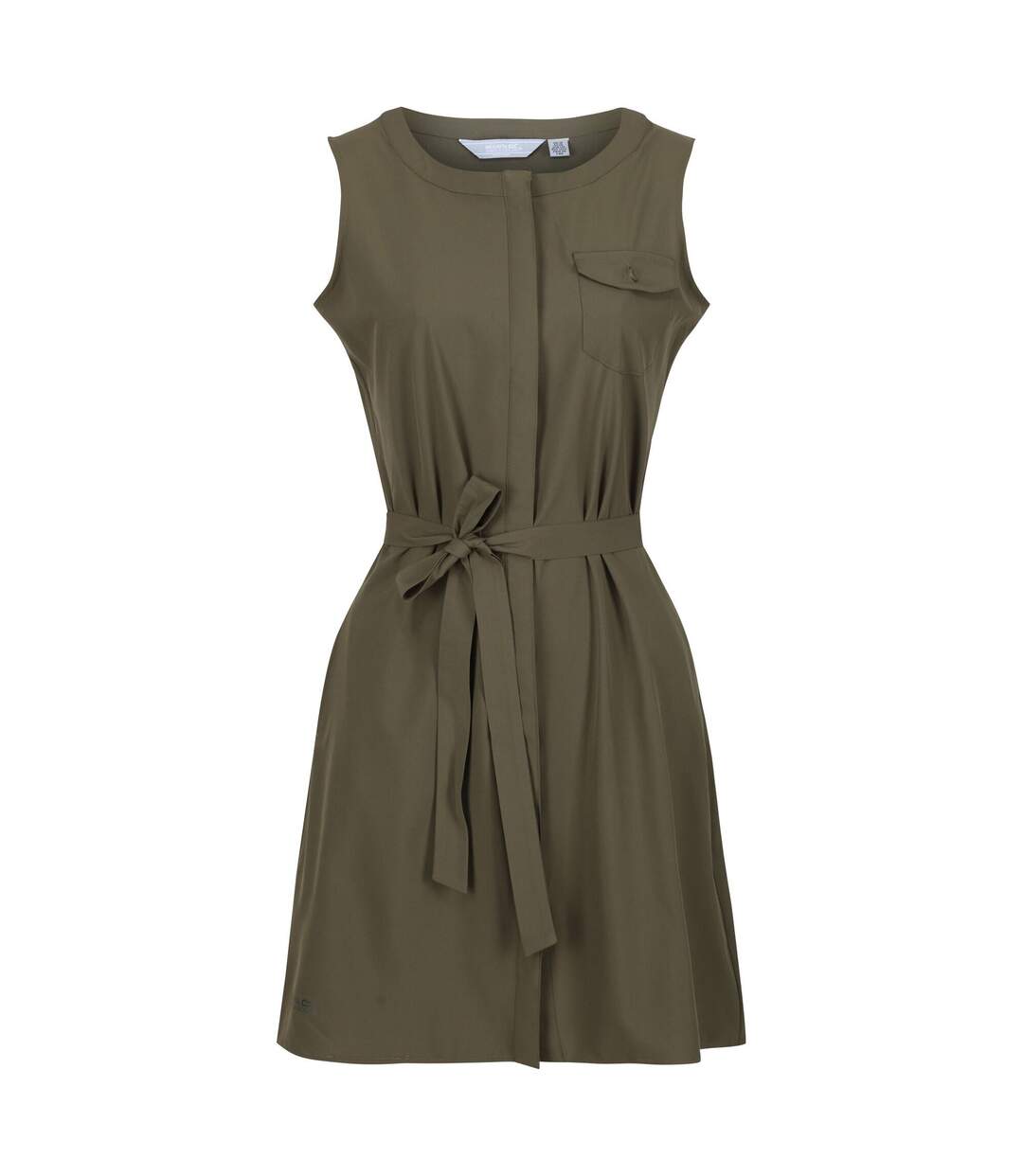 Robe Chemisier Highton Femme Vert Kaki Sombre Regatta-2