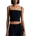 Crop top cotelé  -  Calvin klein - Femme