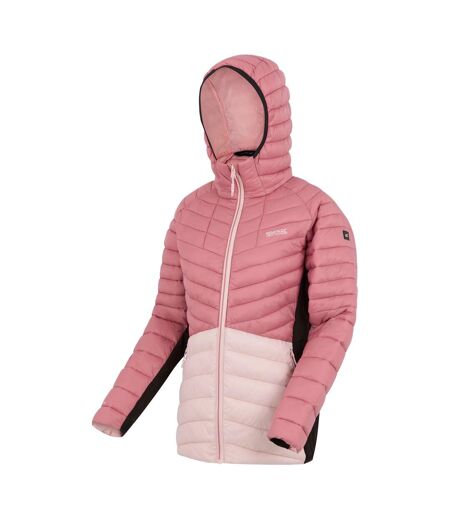 Doudoune Matelassée Leedre Femme Vieux Rose Rose Noir Regatta