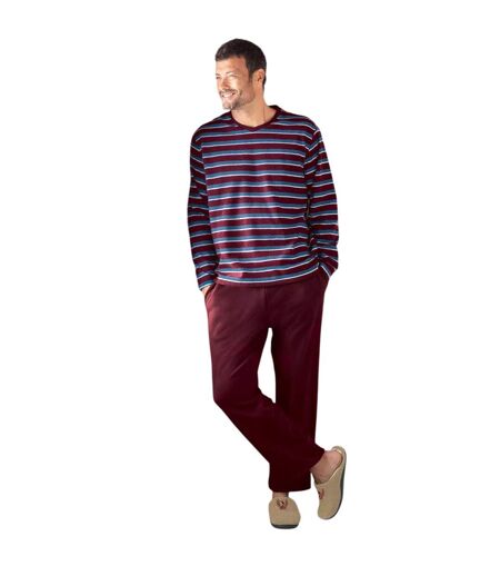 Ensemble de pyjama homme bordeaux Atlas For Men