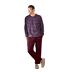 Ensemble de pyjama homme bordeaux Atlas For Men-2