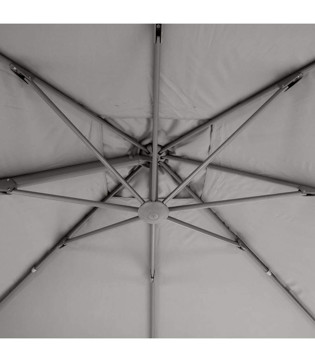 Parasol déporté carré Eléa - Inclinable - L. 300 x l. 300 cm