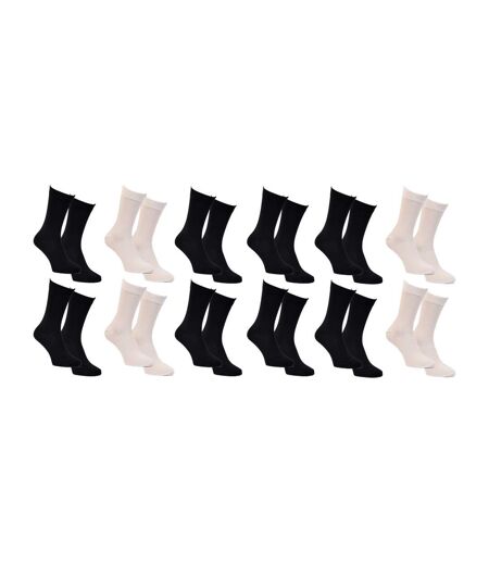Chaussettes homme en Coton BIO Ultra Confort-Assortiment modèles photos selon arrivages- - Pack de 12