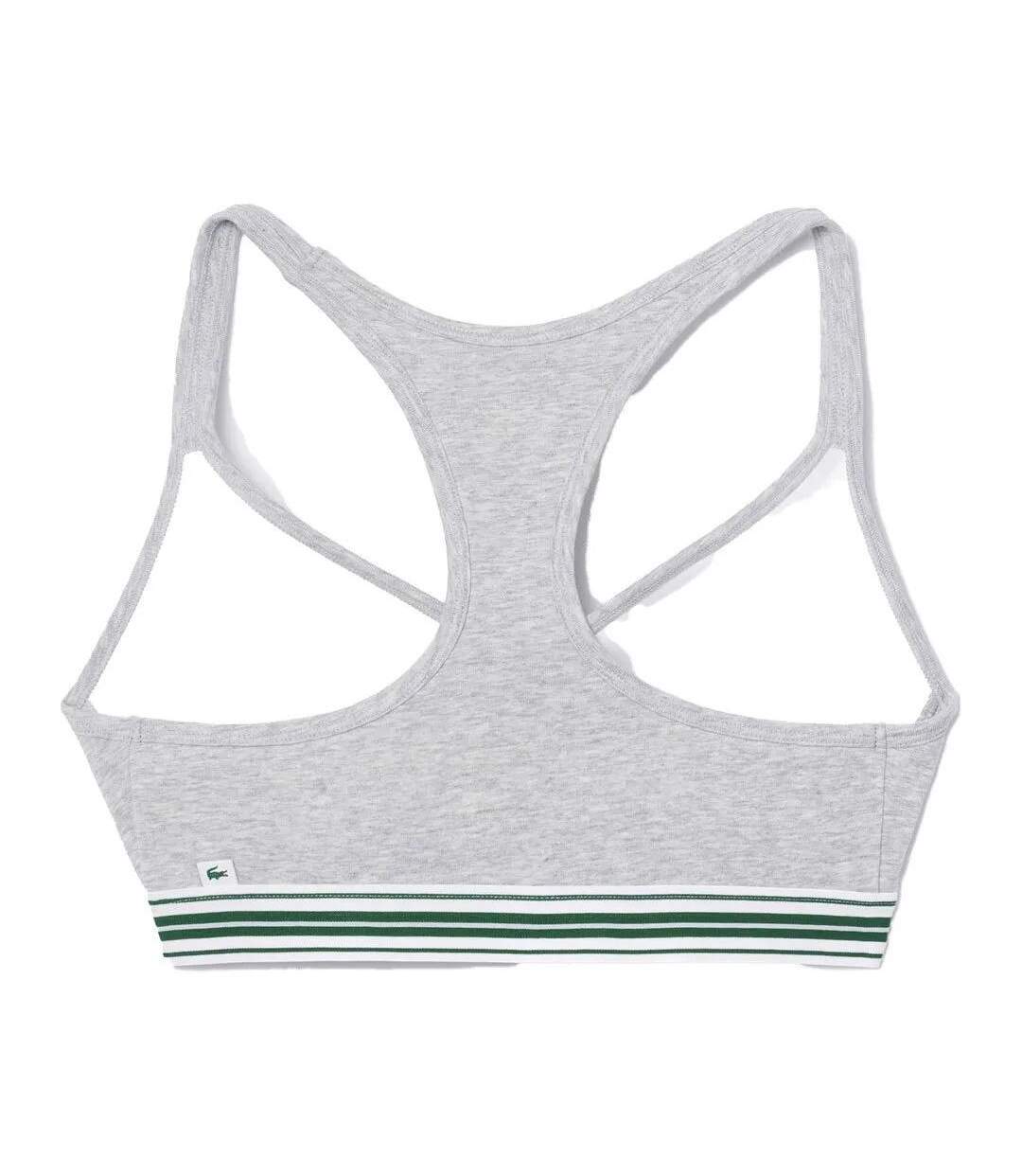 Brassière gris femme lacoste world-2