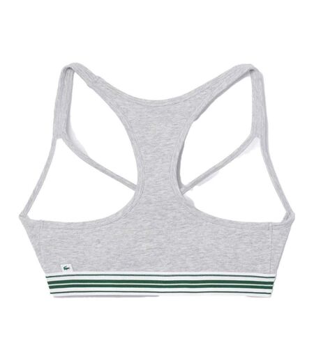 Brassière gris femme lacoste world