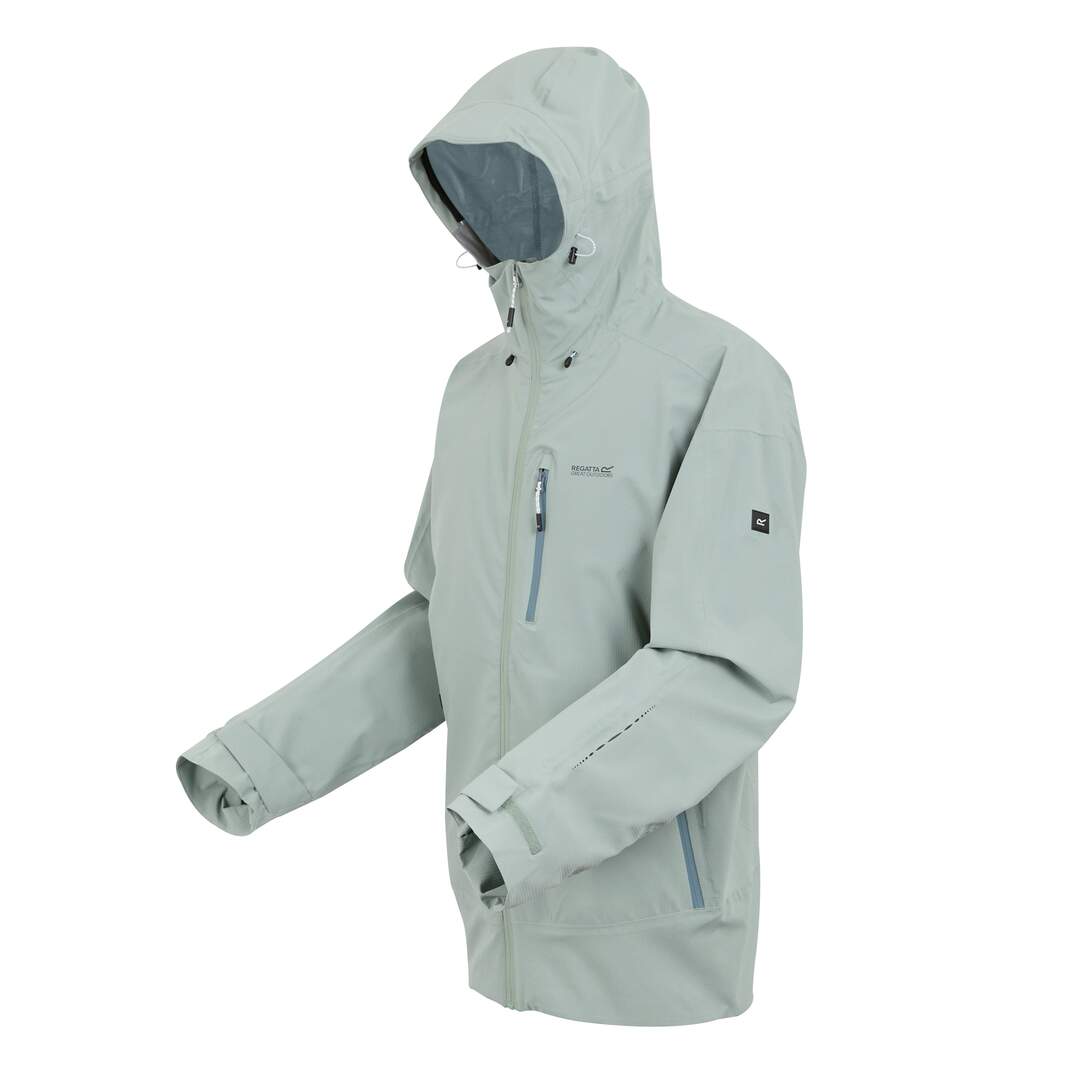 Mens okara waterproof jacket glacier Regatta-3