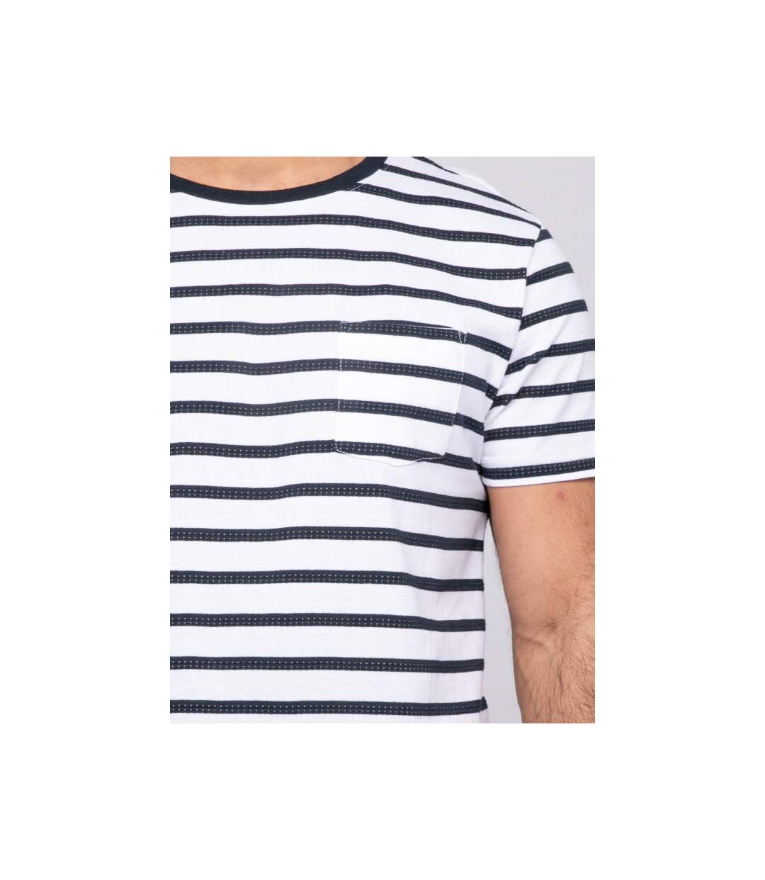 T-shirt manches courtes rayures NAFRO-3