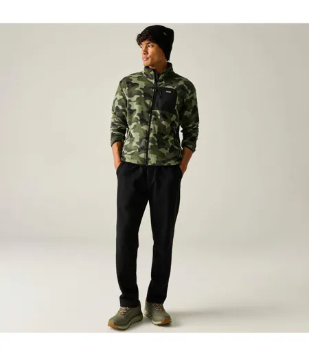 Veste Polaire Motif/style Camouflage Frankie Homme Kaki Foncé Regatta