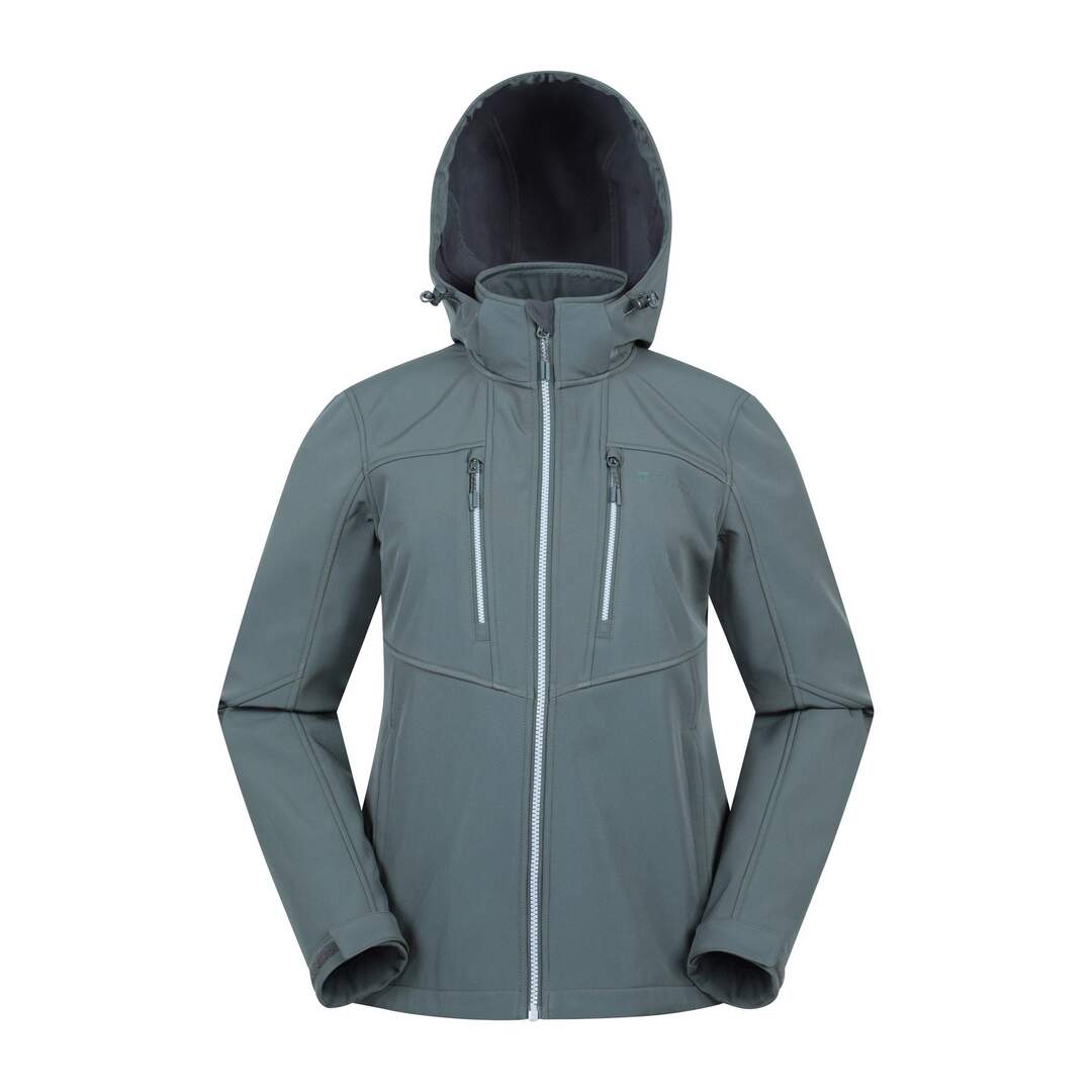 Veste softshell genesis femme vert Mountain Warehouse-1