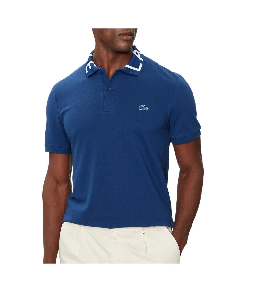 Polo bleu homme lacoste ph7495-1