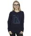 Disney - Sweat FROZEN MAGIC CHRISTMAS - Femme (Bleu marine) - UTBI19137-2
