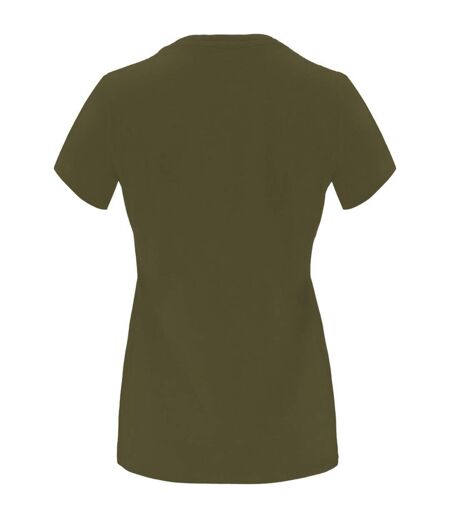 T-shirt capri femme vert militaire Roly Roly