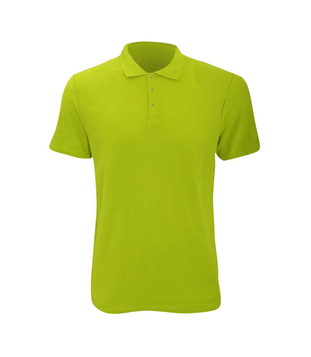 Anvil Mens Fashion Double Pique Plain Polo Shirt (210 GSM) (Key Lime)