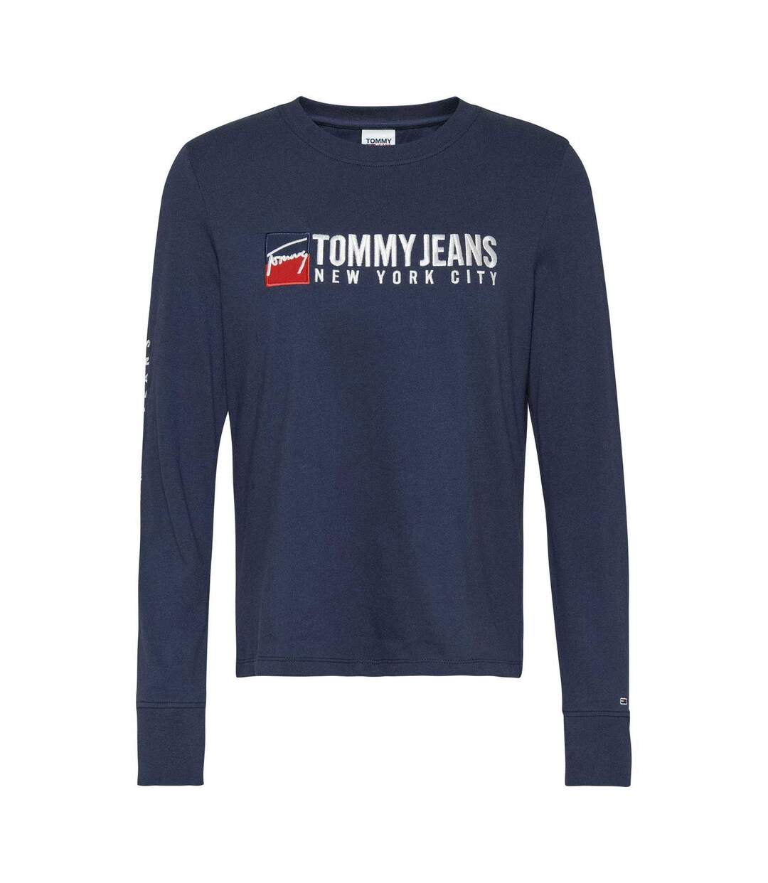 T-shirt Manches Longues Femme Bleu Marine Tommy Hilfiger-1