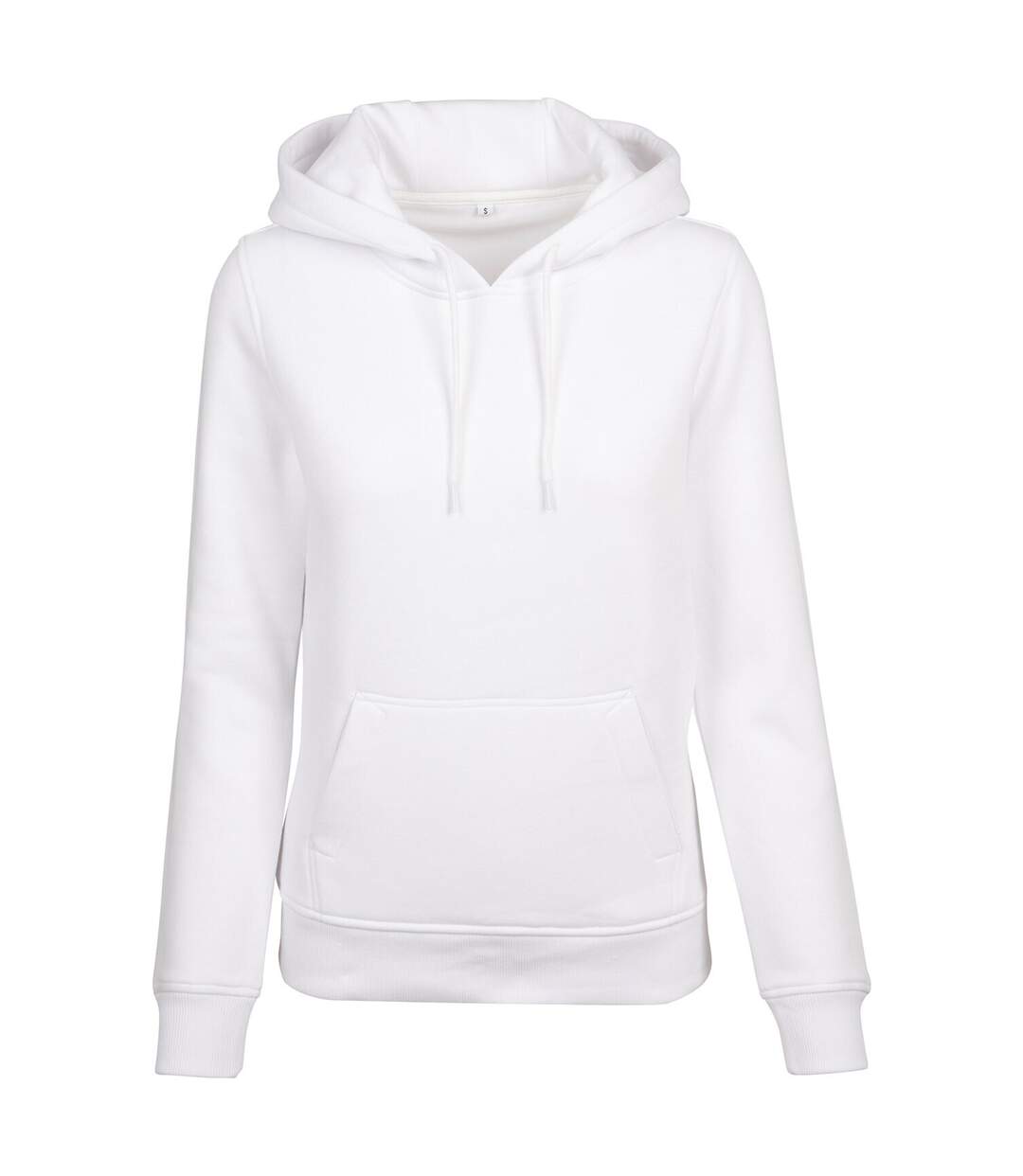 Sweat à capuche femme blanc Build Your Brand-1