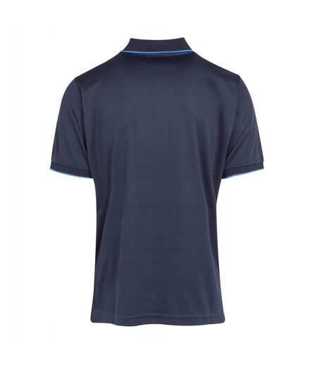 Polo Manches Courtes Motif/style Détail Contrasté Navigate Homme Bleu Bleu Marine Foncé Regatta Professional