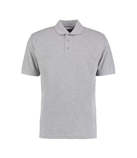 Polo klassic homme gris chiné Kustom Kit