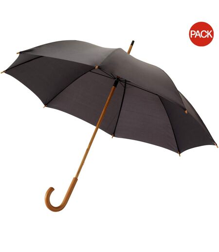 Bullet 23 Inch Jova Classic Umbrella (Pack of 2) (Solid Black) (88 x 105 cm) - UTPF2514