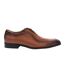 Mens Full Grain Leather Low Heel Formal Shoes Brown Giorgio-3