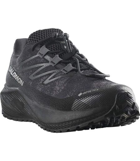 Womens/ladies Flow Gravel Gtx Trail Running Shoes Black Salomon