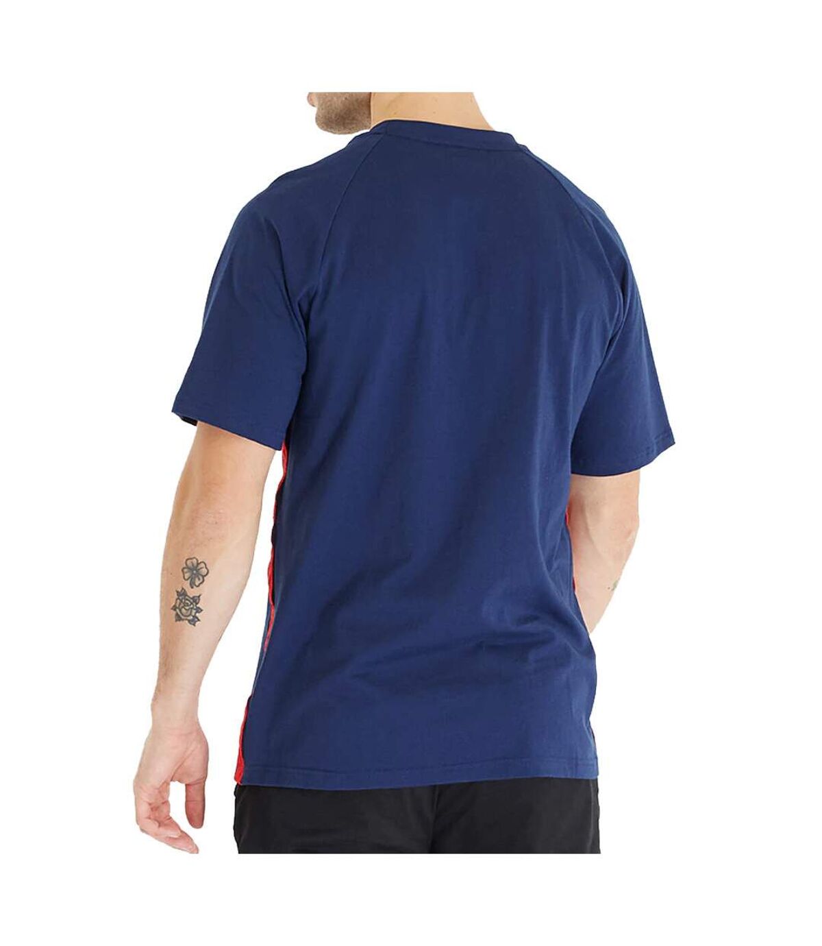T-Shirt Marine Homme Adidas Tan Tape