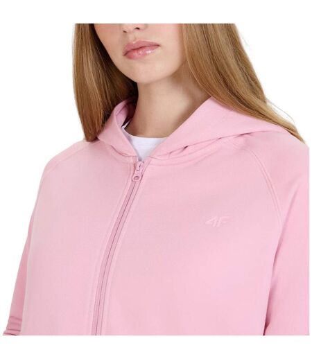 Veste À Capuche F1763 Femme Rose 4F