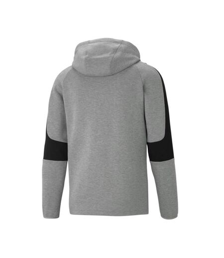 Sweat zippé gris homme puma evostripe core - l