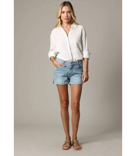 Short slim en jean pour femme CASSANDRE