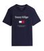 T-shirt Motif/style Drapeau Homme Rose Foncé Violet Tommy Hilfiger-2
