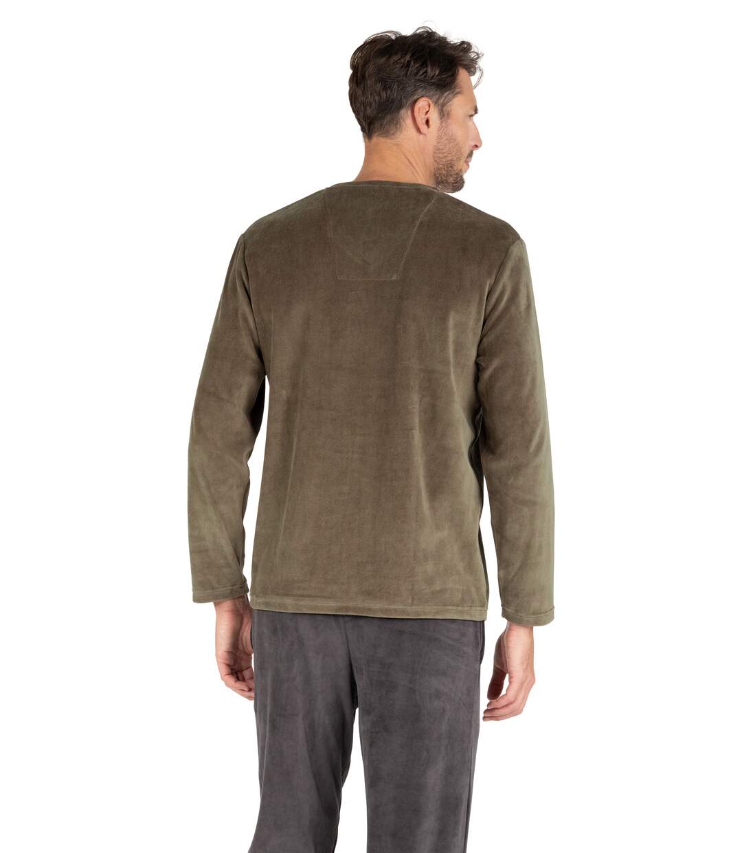 Pyjama long homme Velours Eminence-2