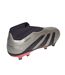 Mens Predator Elite Firm Ground Football Boots Silver Black Adidas-2
