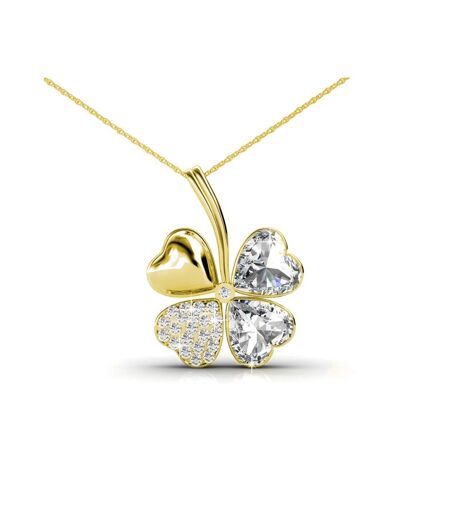 Pendentifs Four Leaf , Cristal d'Autriche