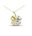 Pendentifs Four Leaf , Cristal d'Autriche-1