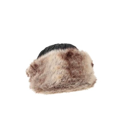 Womens/ladies faux fur winter hat grey Mountain Warehouse