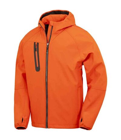 Veste softshell homme orange / bleu marine Result Genuine Recycled