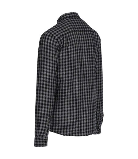 Mens Checked Regular Shirt Black Trespass