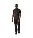 Polo Navigate Homme Noir Vert Citron Regatta-1